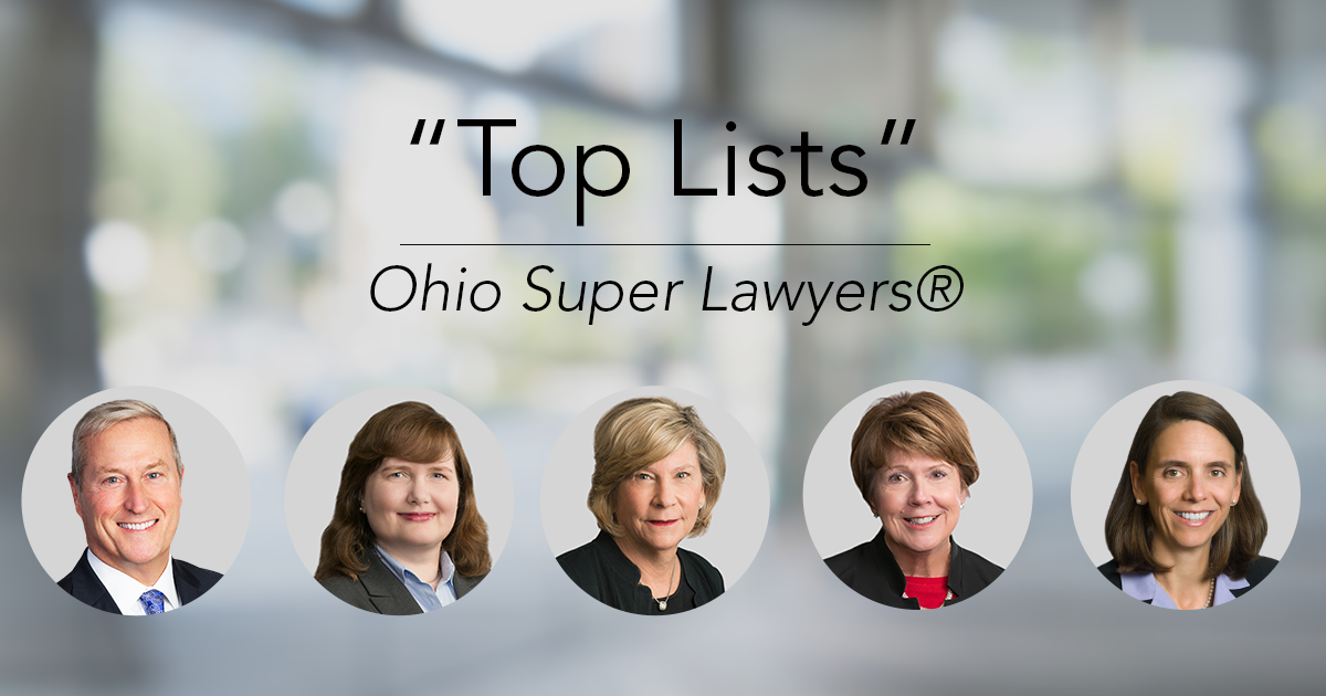 Porter Wright Attorneys Recognized By Ohio Super Lawyers® 2020 “Top ...