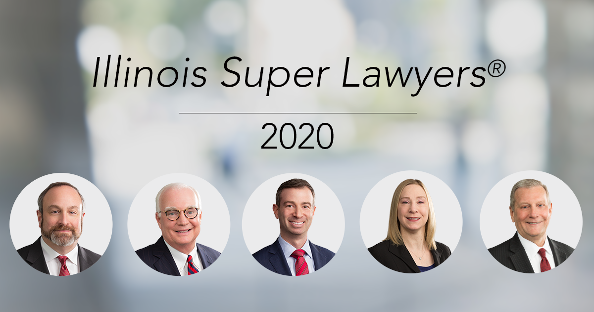 Porter Wright attorneys recognized by Illinois Super Lawyers® 2020